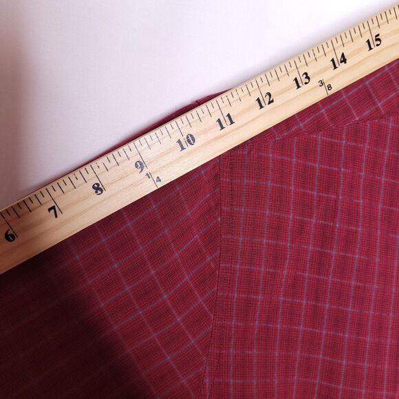 Marmot Shirt Mens XL Check Red Camp Casual - Picture 9 of 12